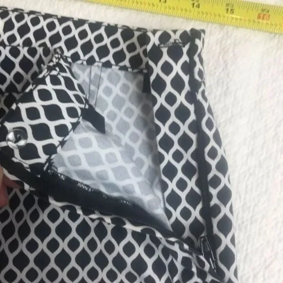 H&M basic cropped patterned pants - Picture 2 of 7